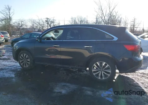 2014 Acura Mdx Technology Pkg W/Entertainment Pkg from USA, damaged, VIN 5FRYD4H63EB022234